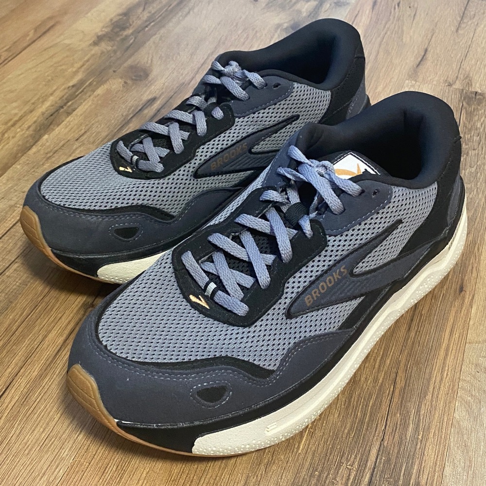 Brooks Ghost Max Mens Navy Black DNA LOFT Nitrogen Running Shoes Size 11 B